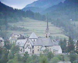 panorama di Moena la perla delle Dolomiti