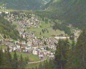 panorama della val di Fassa 