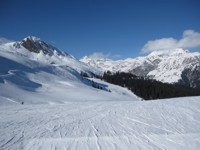Sulle piste da sci di Racines. Gennaio 2011