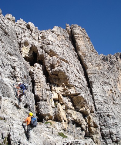 Vie Ferrate Piz da Lech, al Vallon